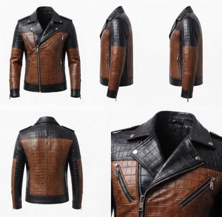 Men`s Classic Genuine leather jacket