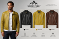 Snow Fire Leather Genuine Leather Café Racer Jacket – 3 Colors